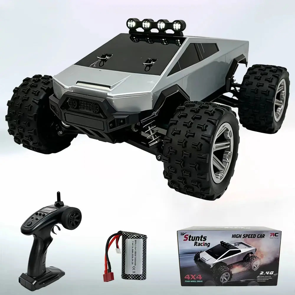 Remote Control Pickup Truck, Hobby Grade, Rechargeable Battery & Light and Loadspace, for Adults and Boys，Diecast Metal Truck Hobby plus Decor Birthday Gift