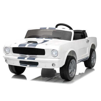 24V Electric Car for Kids, Battery Powered Ride on Toy with Remote Control, Safety Belt, 2 Speeds, LED Lights, Kids Electric Vehicle for Christmas Birthday New Year Gifts