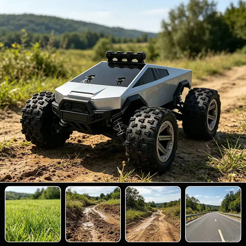 Remote Control Pickup Truck, Hobby Grade, Rechargeable Battery & Light and Loadspace, for Adults and Boys，Diecast Metal Truck Hobby plus Decor Birthday Gift