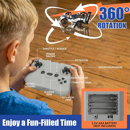 KYLVO 2-In-1 Flying RC Car Drone Toy – Dual Mode Land & Air, 360° Drift & Stunt Flight, One-Key Takeoff, 3 Speed Levels, Rechargeable Remote Control – Perfect Holiday Gift for Kids Remote-Controlled Car-Plane Combo Rc Helicopter