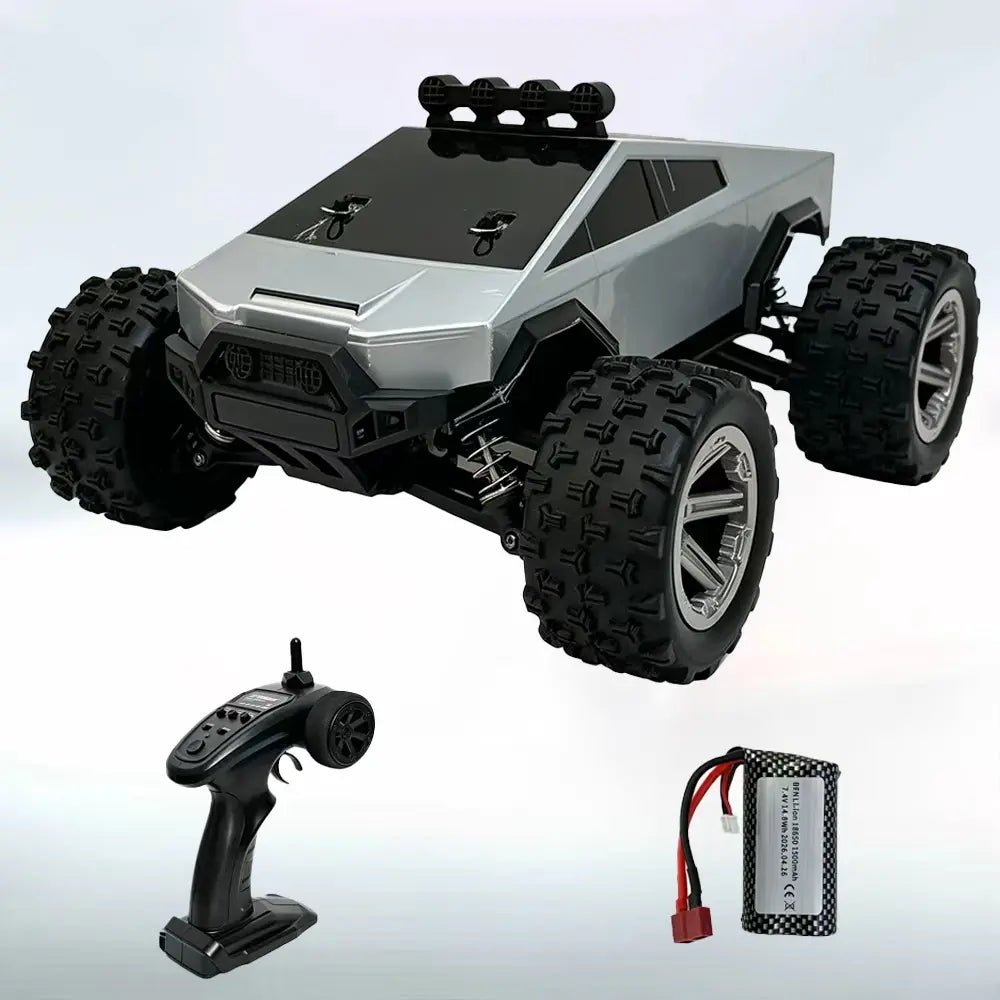 Remote Control Pickup Truck, Hobby Grade, Rechargeable Battery & Light and Loadspace, for Adults and Boys，Diecast Metal Truck Hobby plus Decor Birthday Gift