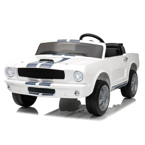 24V Electric Car for Kids, Battery Powered Ride on Toy with Remote Control, Safety Belt, 2 Speeds, LED Lights, Kids Electric Vehicle for Christmas Birthday New Year Gifts