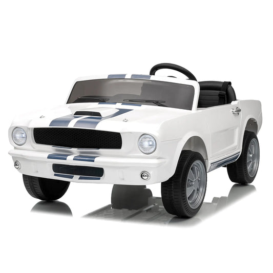 24V Electric Car for Kids, Battery Powered Ride on Toy with Remote Control, Safety Belt, 2 Speeds, LED Lights, Kids Electric Vehicle for Christmas Birthday New Year Gifts