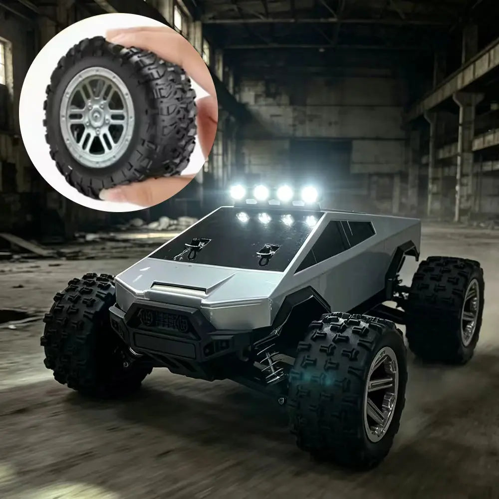 Remote Control Pickup Truck, Hobby Grade, Rechargeable Battery & Light and Loadspace, for Adults and Boys，Diecast Metal Truck Hobby plus Decor Birthday Gift