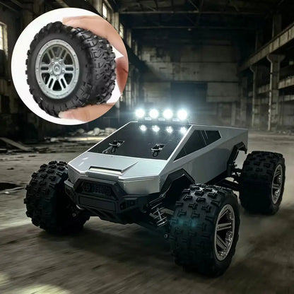 Remote Control Pickup Truck, Hobby Grade, Rechargeable Battery & Light and Loadspace, for Adults and Boys，Diecast Metal Truck Hobby plus Decor Birthday Gift