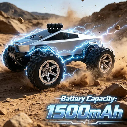 Remote Control Pickup Truck, Hobby Grade, Rechargeable Battery & Light and Loadspace, for Adults and Boys，Diecast Metal Truck Hobby plus Decor Birthday Gift
